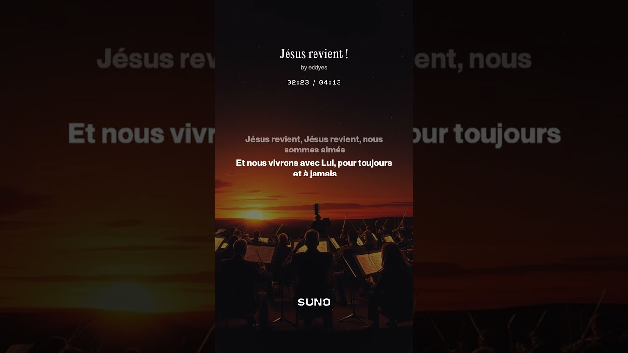 Jésus revient #music #song #paroles #chanson #love #louangeetadoration #gospelmusic