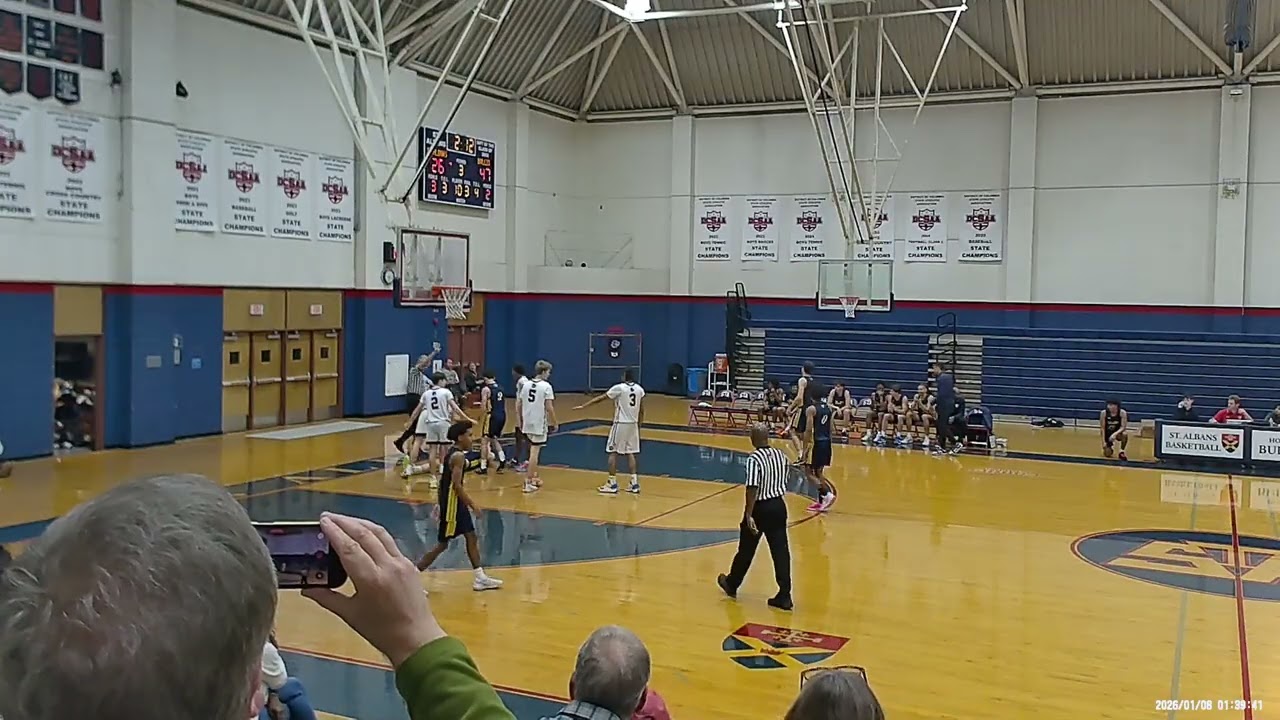 St. Albans Bulldogs JV vs Bullis JV Martin Gymnasium 1/7/26 vid#8
