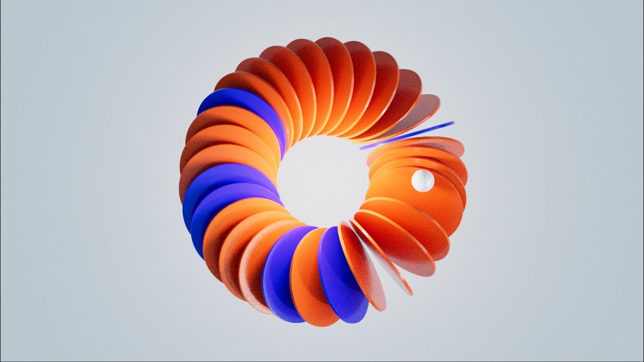 TUTORIAL | Rotating Disks in Cinema 4D ⚡[ in just 5 MIN !]⚡ + 📩[ Free Project ]📩