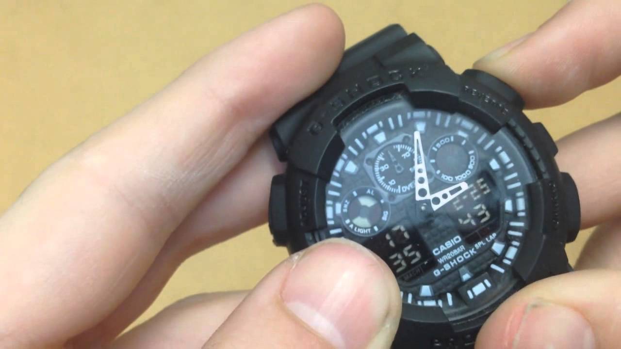 Как настроить копию часов g-shock ga110/100/200 и другие.