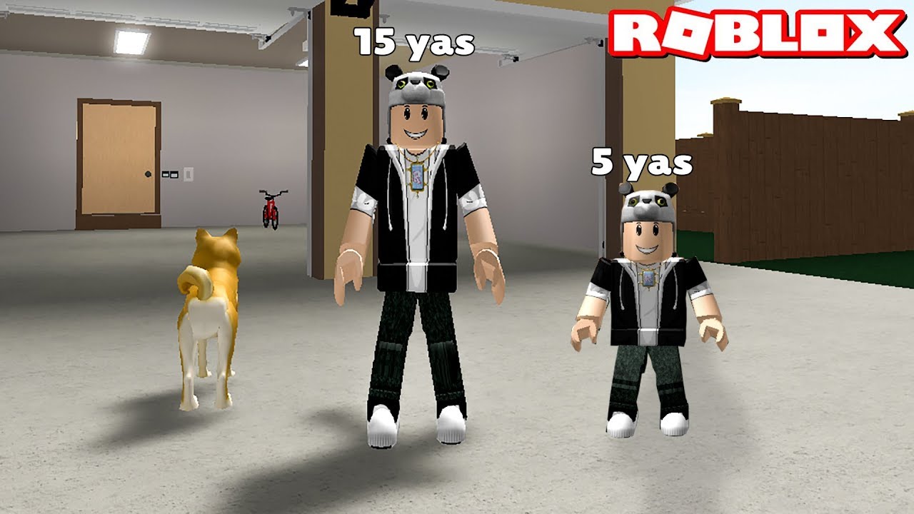 Küçük Çocuk Olup Büyümeye Çalışıyoruz!! - Panda ile Roblox Growing Up