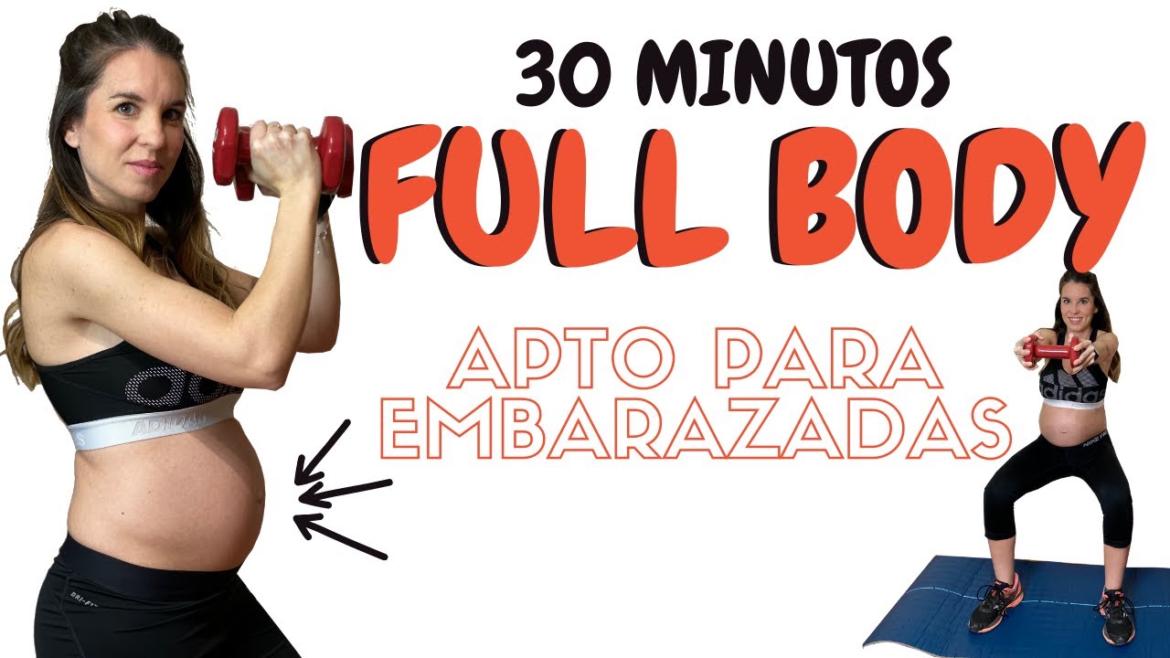 FULL BODY, ENTRENAMIENTO PARA EMBARAZADAS EN CASA | 2º trimestre - 18 semanas embarazo | DAY 12