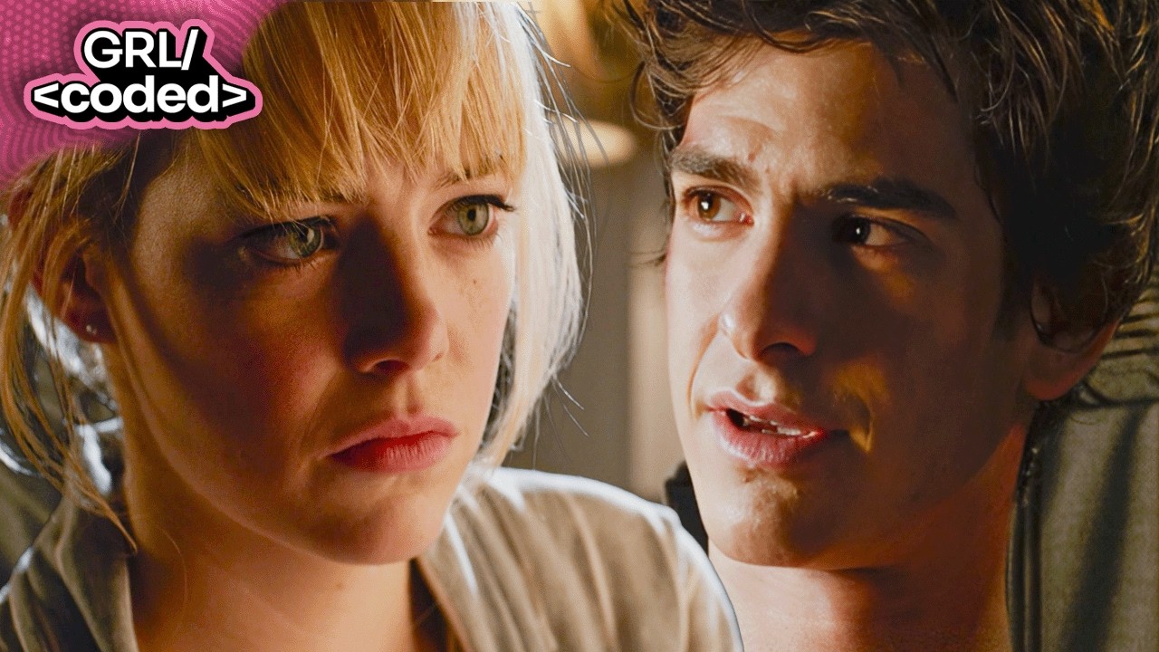the amazing spider-man (2012) - gwen covers for peter in the most relatable way