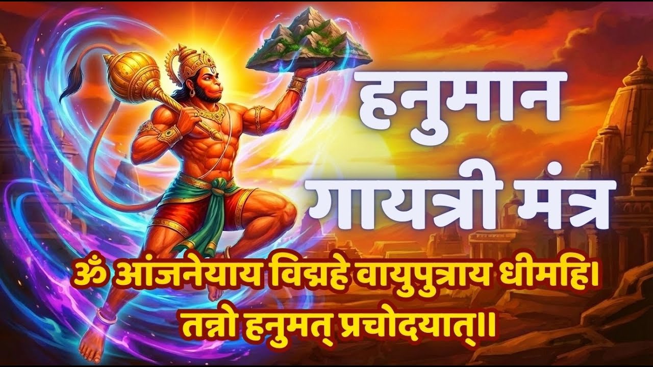 Original हनुमान गायत्री मंत्र  Hanuman Gayatri Mantra | Powerful Protection Mantra