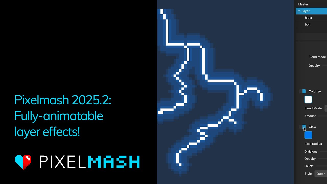 Pixelmash 2025.2 — Animate your Layer Effects!