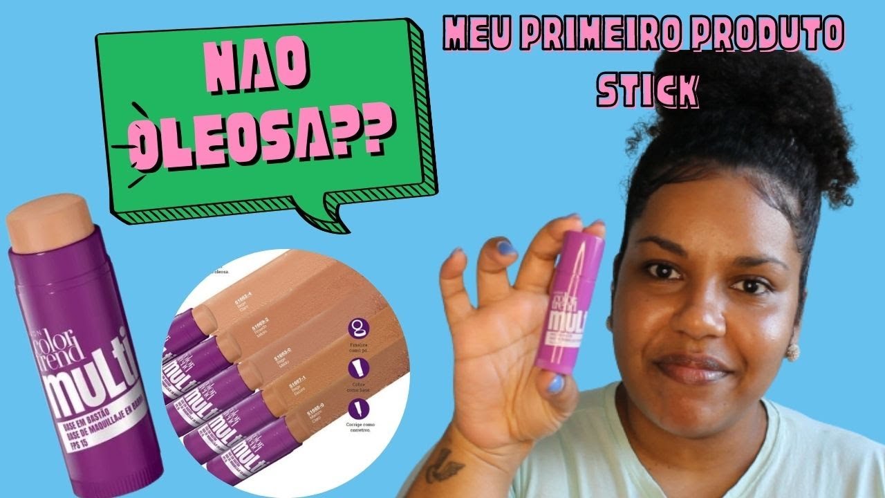 BASE em BAST&Atilde;O MULTI da AVON COLOR TREND | PELE NEGRA