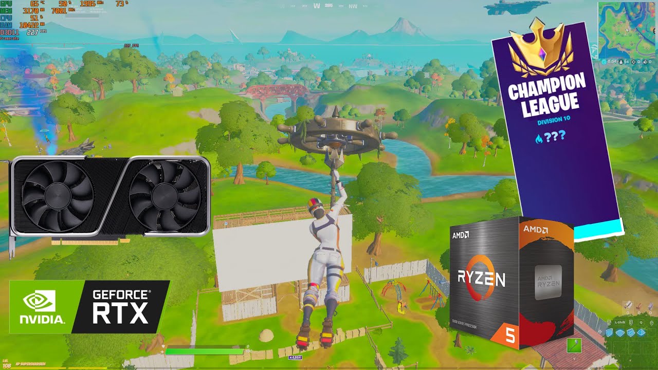RTX 3070 & Ryzen 5 5600x | Fortnite Arena Benchmarks| Competative Settings