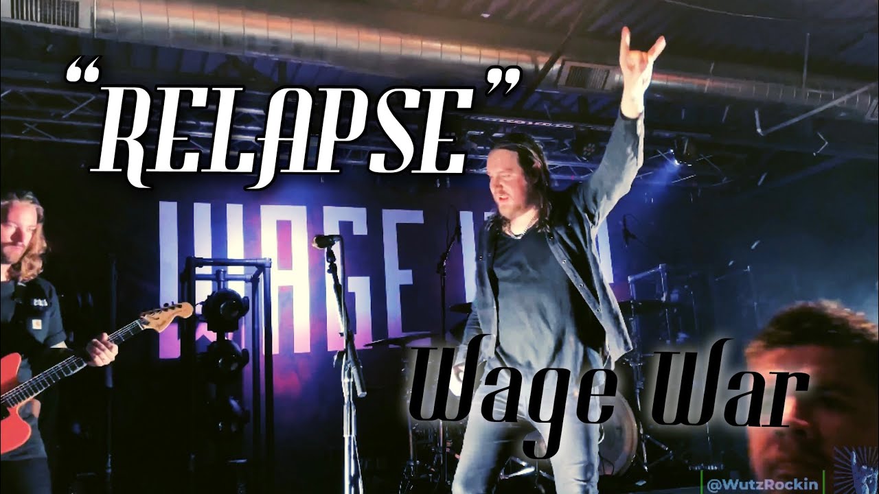 WAGE WAR- Intro/ RELAPSE Live @ Paper Tiger in San Antonio, Texas 2022