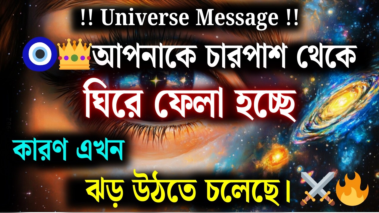 তোমাকে চারদিক থেকে ঘিরে ফেলা হচ্ছে! কারণ এখন ঝড় ওঠা নিশ্চিত ⚔️🔥 | Universe Message