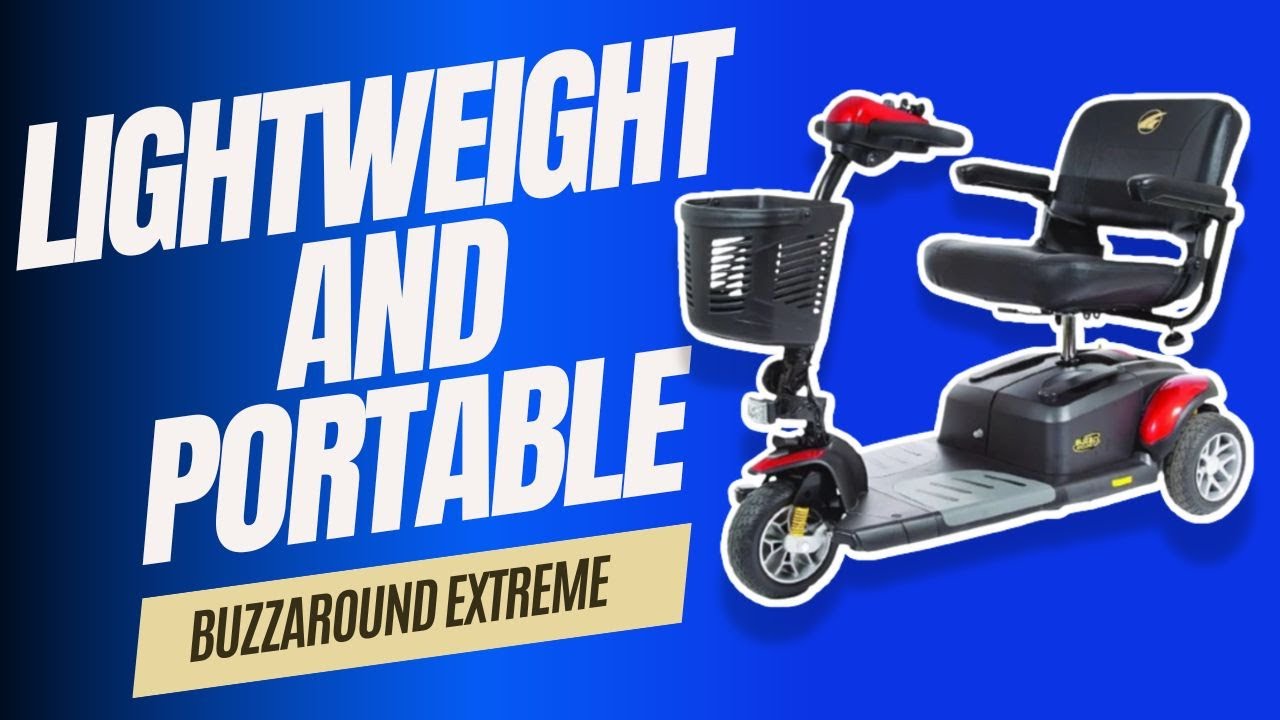 Golden Technologies Buzzaround Extreme 3-Wheel Mobility Scooter GB118D [2024]