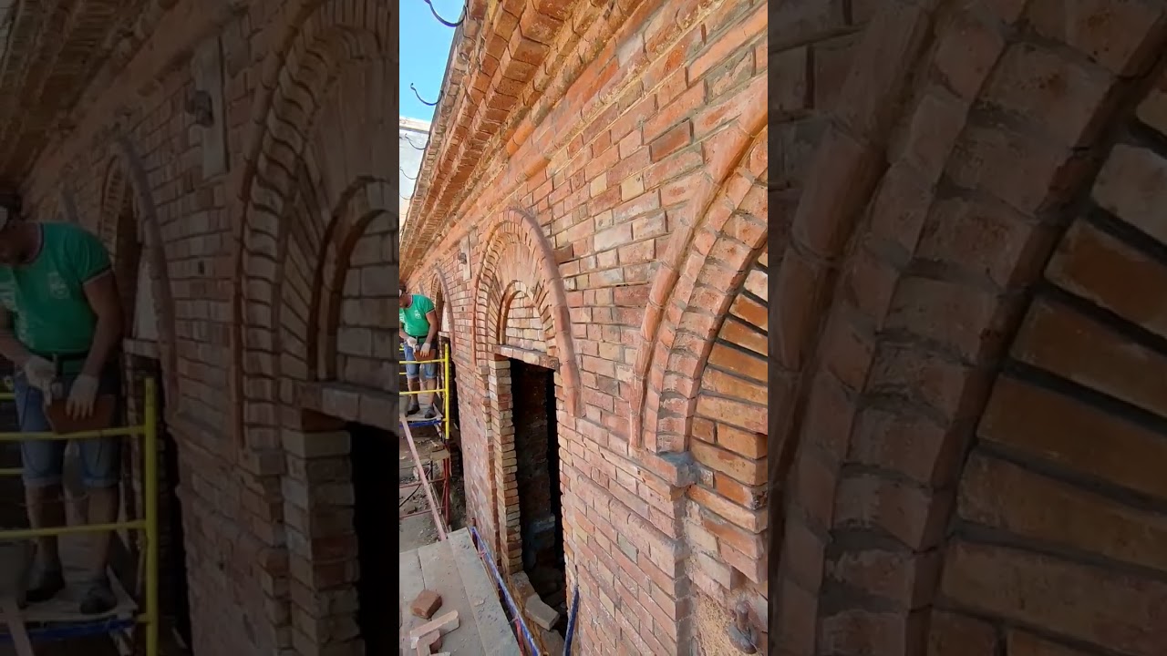 Арка из царского кирпича 