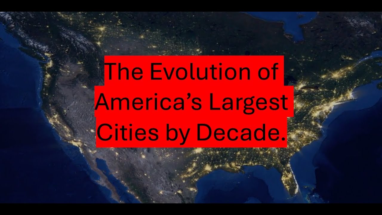 Population Shifts:  The top 10 largest U.S. cities by decade