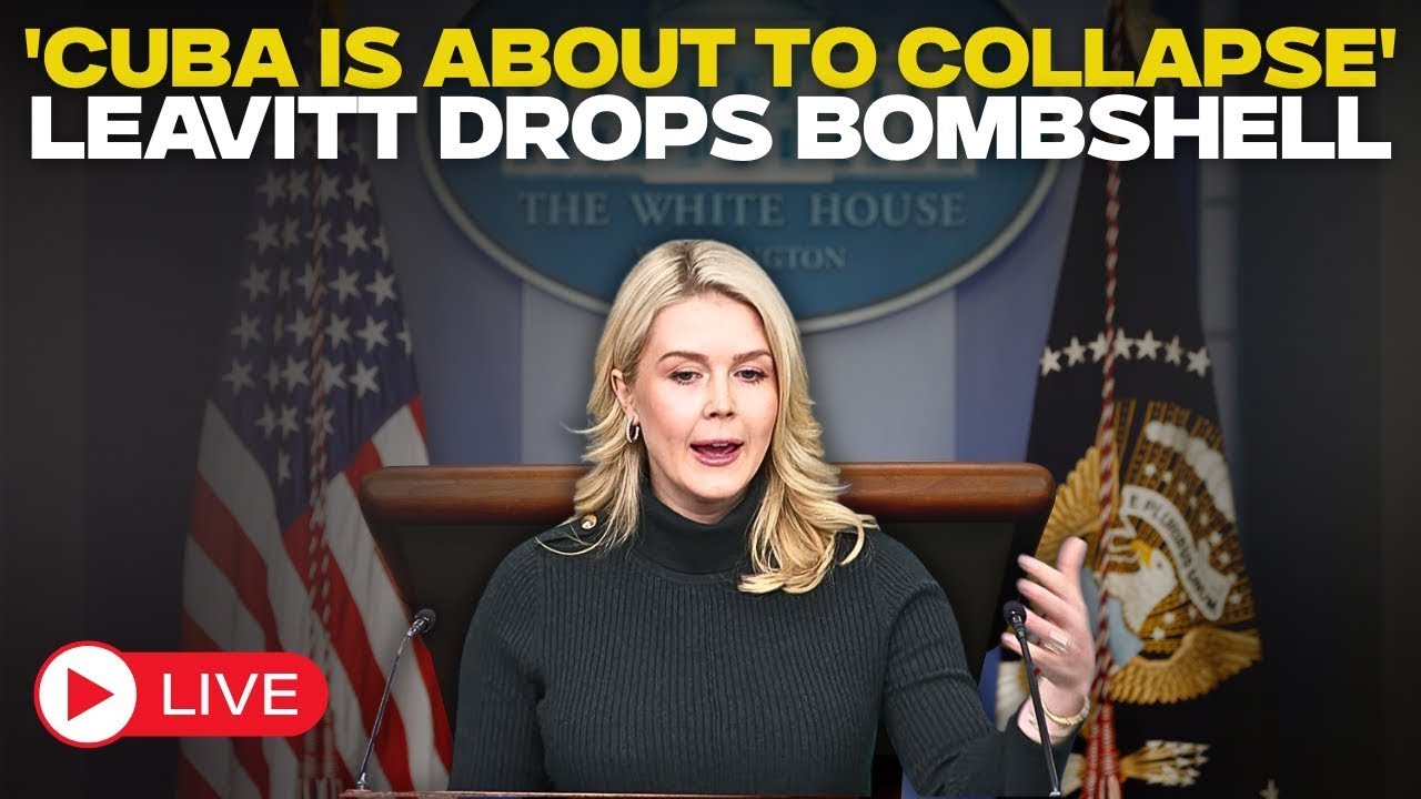 US News LIVE: Press Sec. Karoline Leavitt Torches Cuban President in Fiery Briefing | Trump News