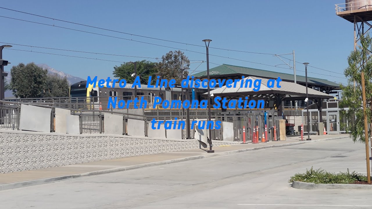 Spotting the Metro A Line trains at North Pomona Station