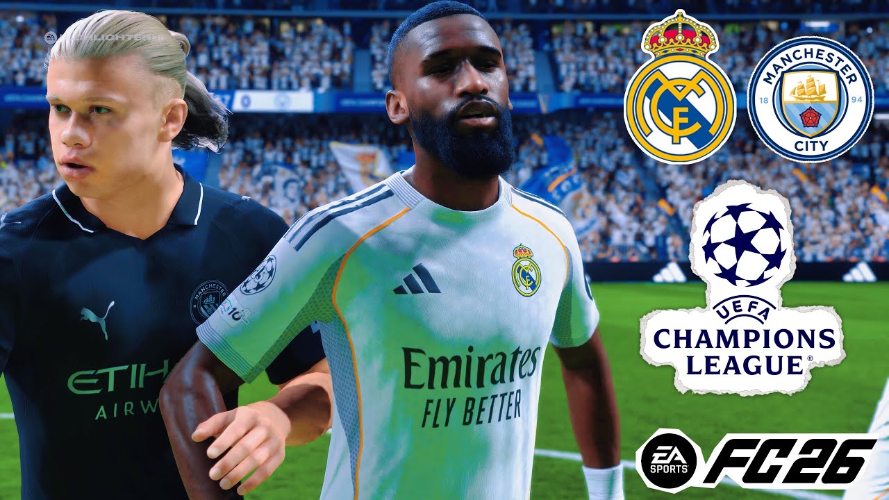 REAL MADRID vs MANCHESTER CITY | UEFA CHAMPIONS LEAGUE | EA SPORTS FC 26 | PS5