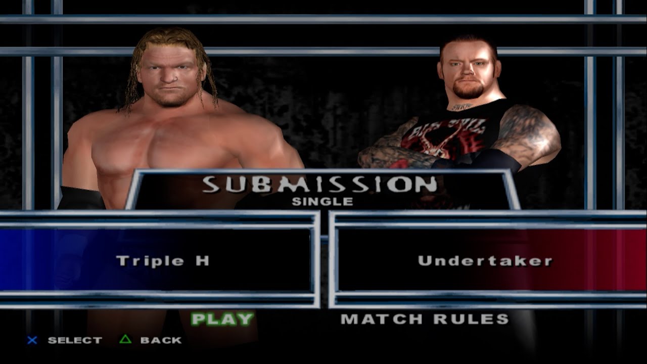 WWE SmackDown! Here Comes the Pain - Triple H VS Undertaker (SUBMISSION)