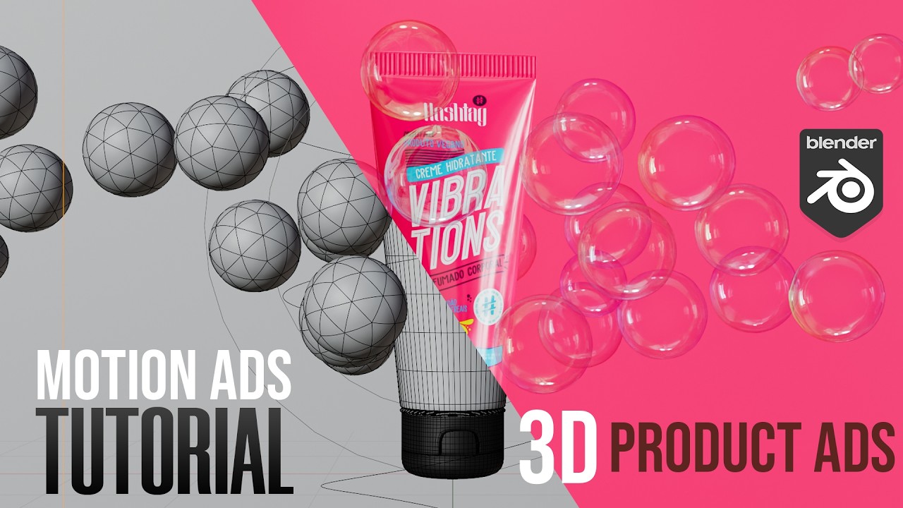 Making Motion Graphics Commercials PRODUCT ADS In Blender