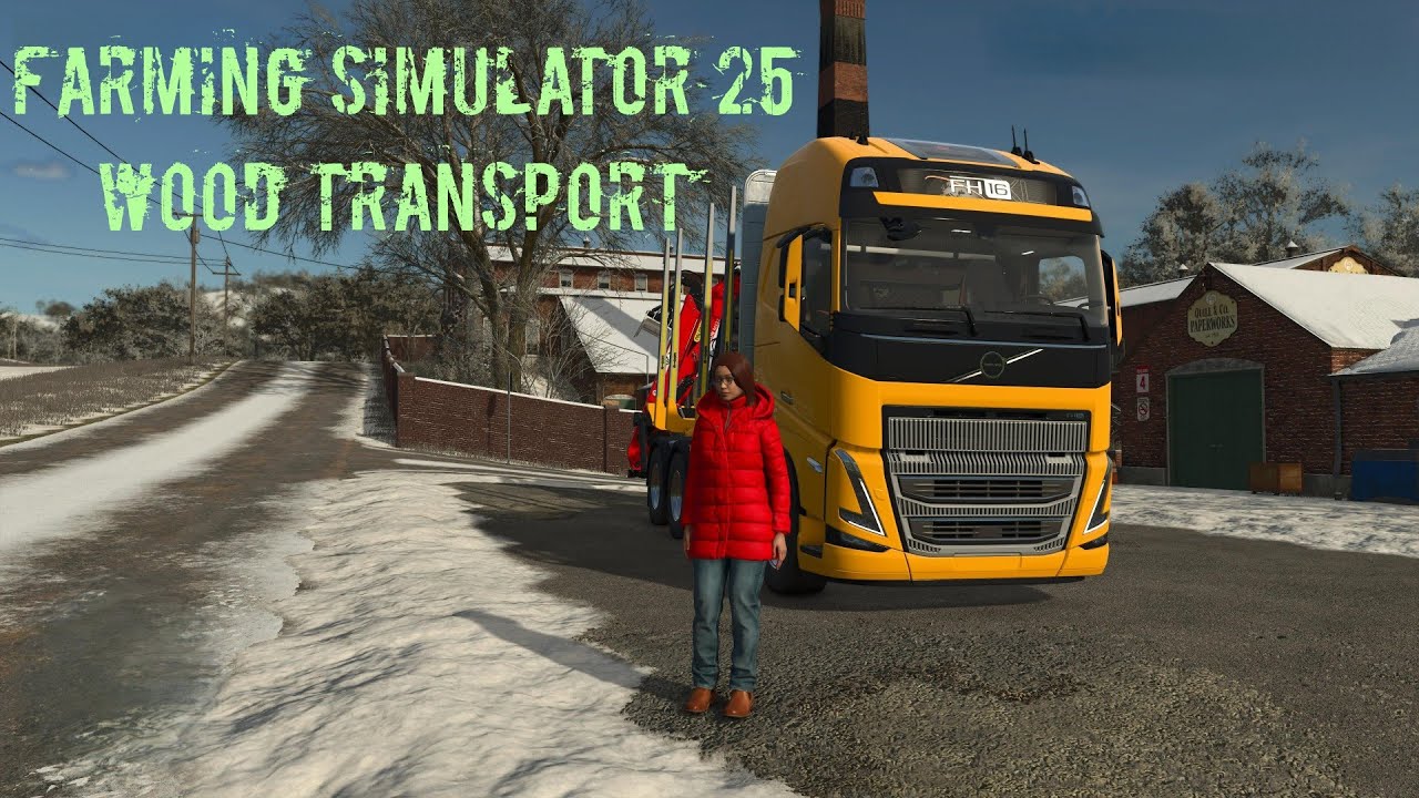 Farming Simulator 25 - PS5 Pro - Wood Transport Contract