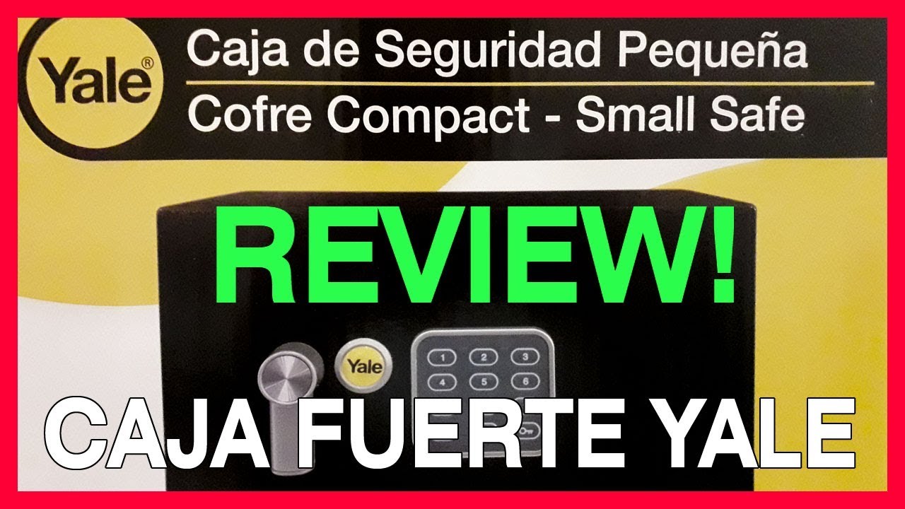 Caja fuerte digital Yale 0035102: Review y pruebas