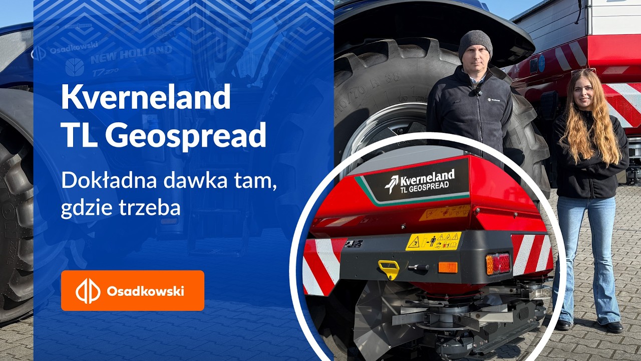 Rozsiewacz nawozu Kverneland TL Geospread &ndash; ultraprecyzyjny wysiew nawozu