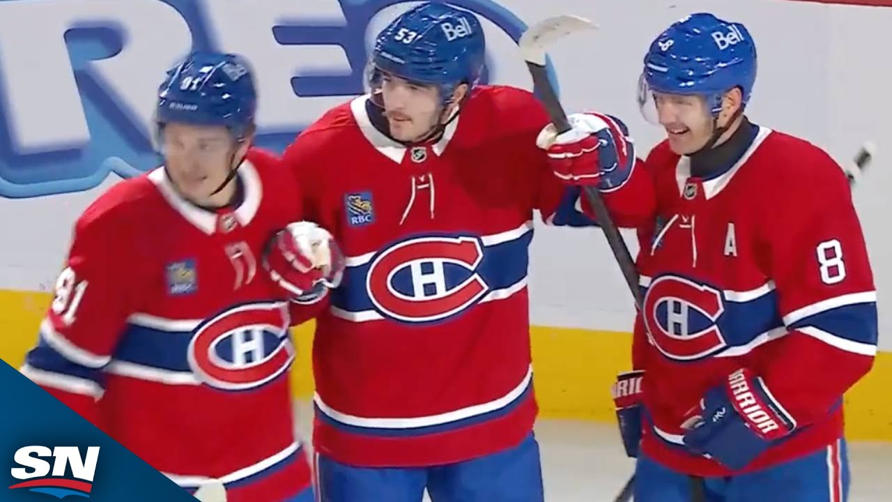 Canadiens' Lane Hutson And Noah Dobson Strike Twice In 90 seconds Vs. Maple Leafs
