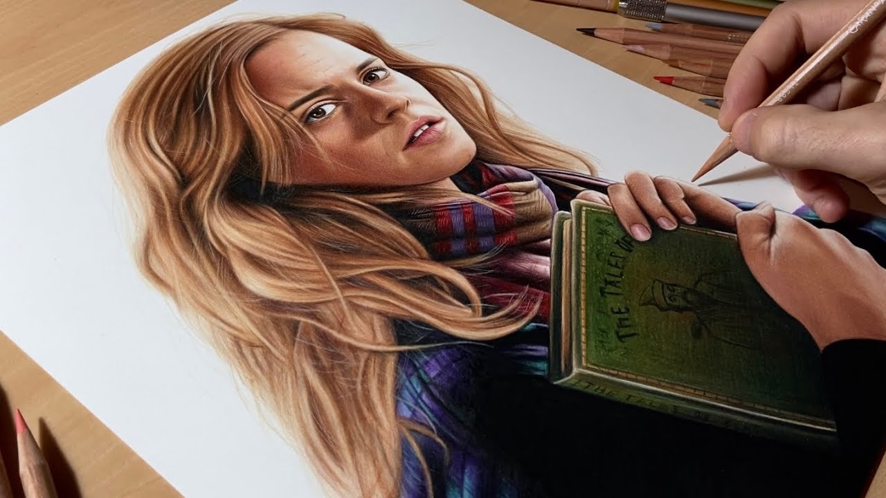 Drawing Hermione Granger with 
