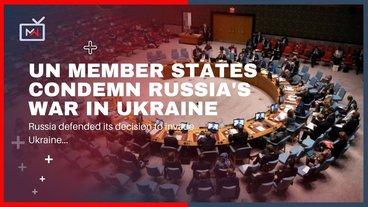UN member states condemn Russia's war in Ukraine during General Assembly meeting