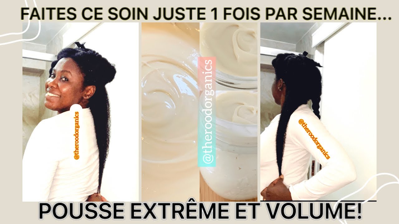 🌿#45. SOIN PROFOND POUSSE EXTRÊME ET VOLUME! #roodorganics #hydratation#pousse#volume