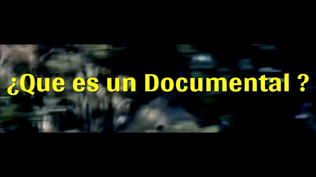 Que es un Documental 2022 G&eacute;neros y formatos