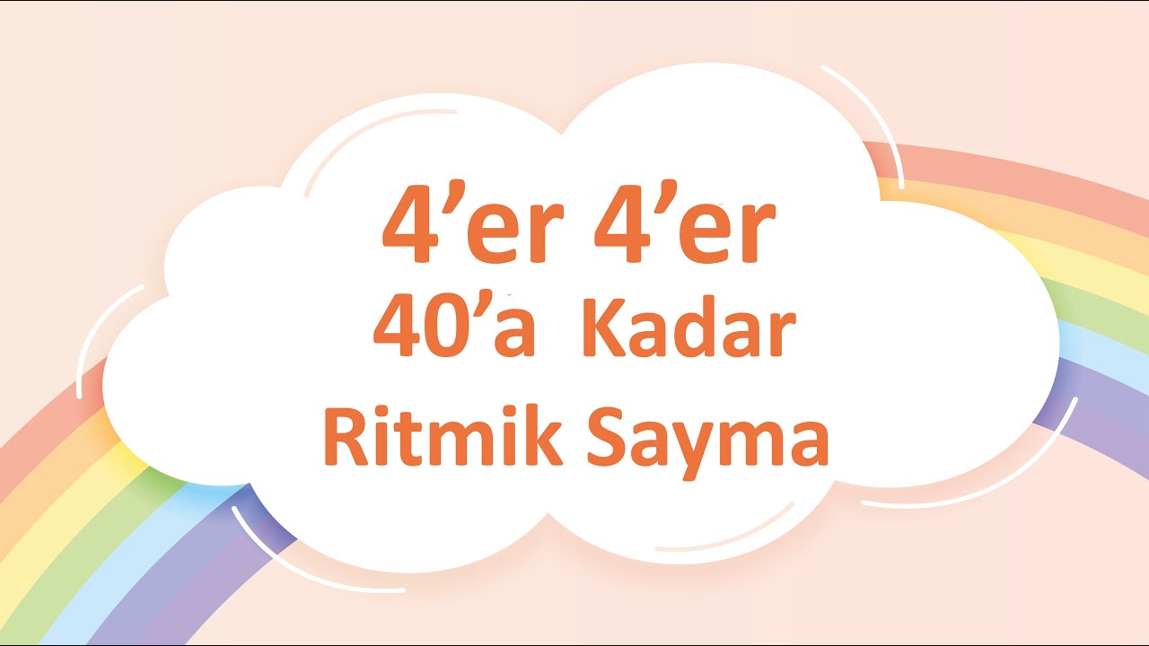 2.Sınıf - 4'er Ritmik Sayma