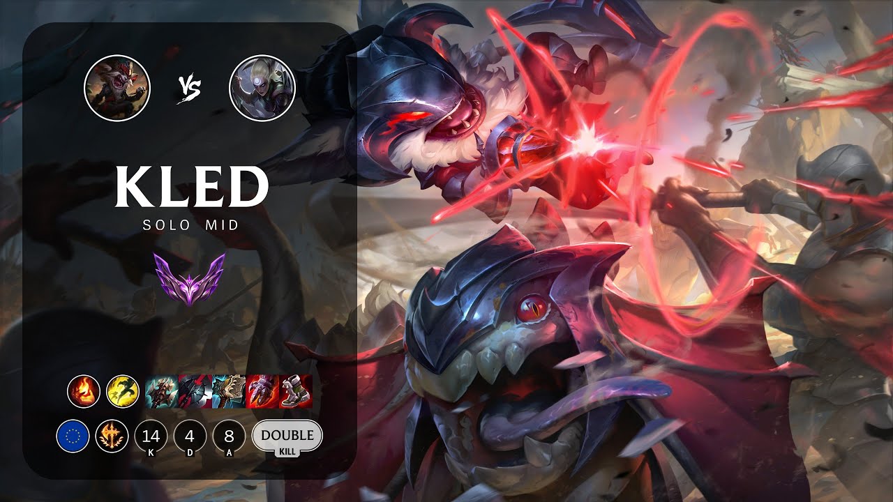 Kled Mid vs Diana - EUW Master Patch 14.1