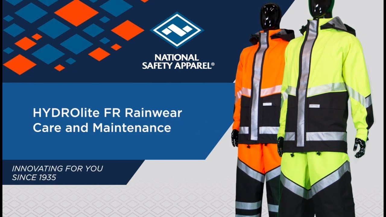 HYDROlite FR Rainwear Care and Maintenance