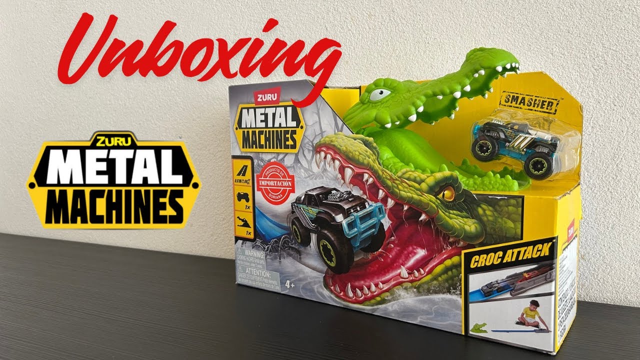 UNBOXING Zuru Metal Machines Croc Attack | ASMR 