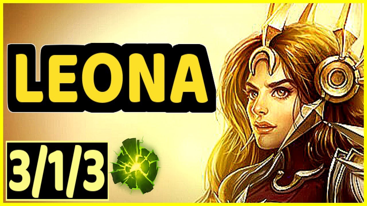 LEONA VS SERAPHINE - 3/1/3 KDA SUPPORT GAMEPLAY