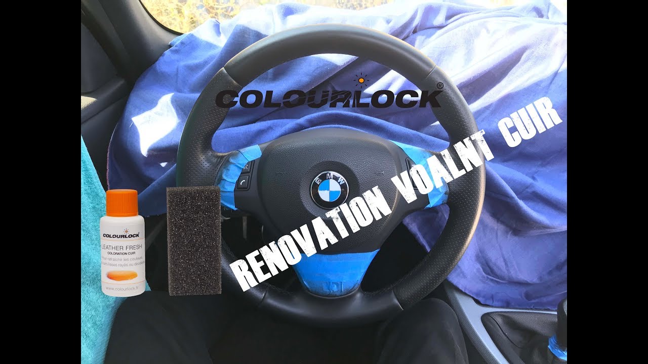 -TUTO- JE RÉNOVE MON VOLANT CUIR AVEC COLOURLOCK.