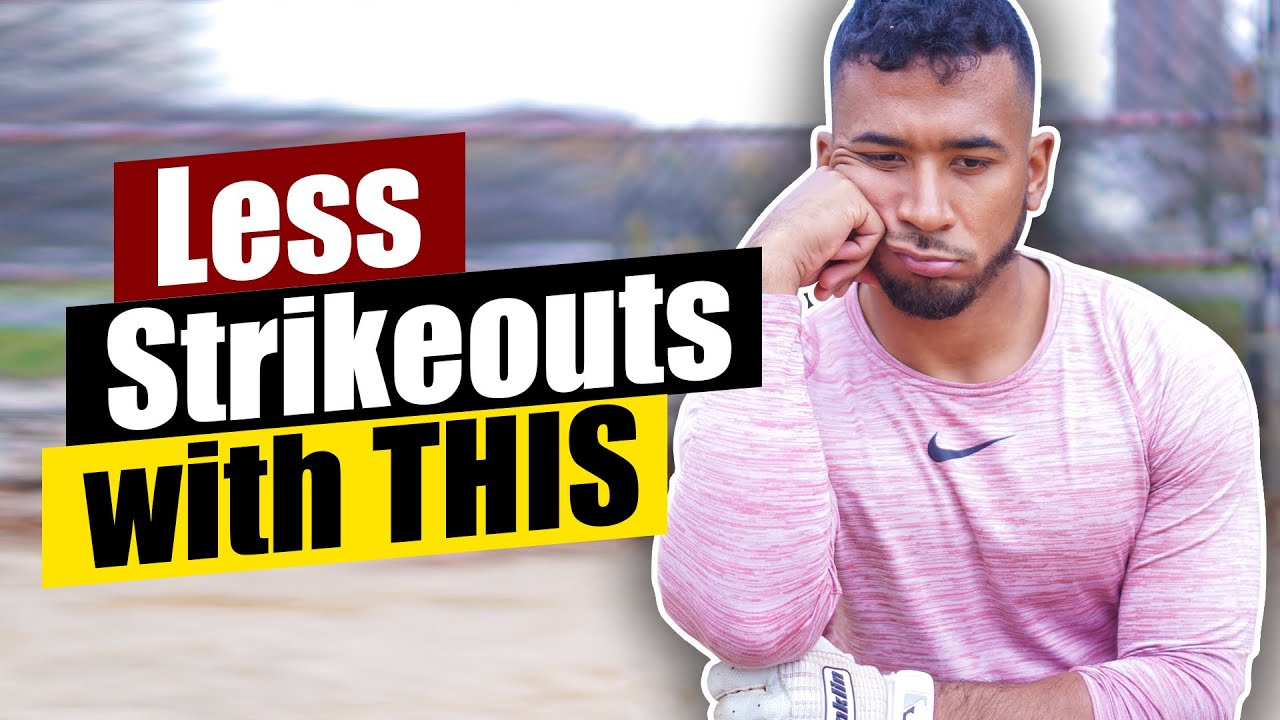 3 Ways to Stop the Strikeout in Baseball (be a hitter)