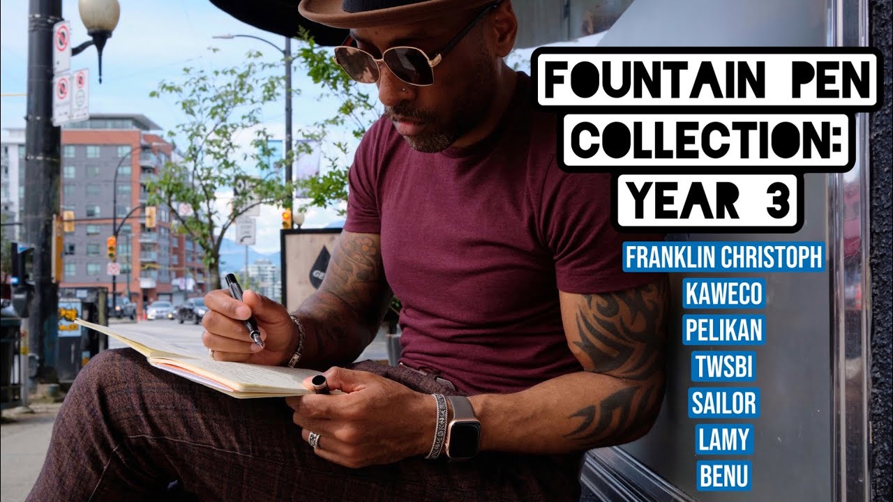 My Fountain Pen Collection at Year 3 | Pelikan, Sailor, BENU, Franklin Christoph, Kaweco & more