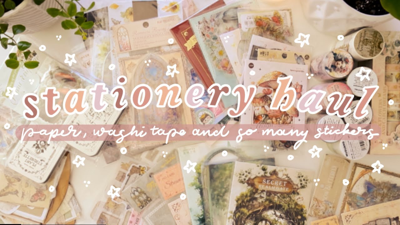 huge stationery haul! ✨🌸 ft. Journalsay