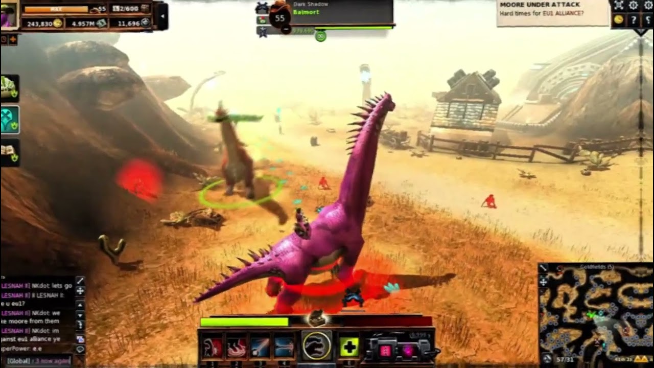 DinoStorm  - Destroying Eu1 alliance in PTR (Part 2)