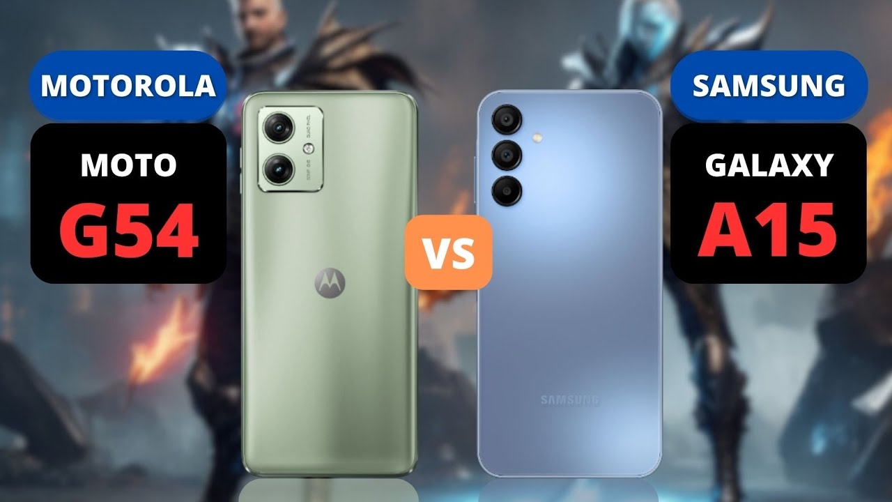 Moto G54 5G vs Samsung Galaxy A15 5G | Who is Better? | PHONE COMPARISON
