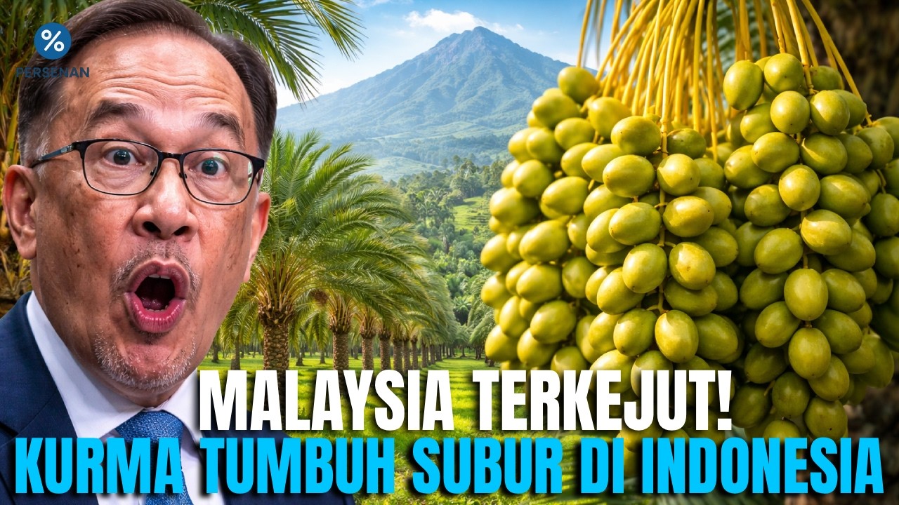 GAK MASUK AKAL! Kurma Tumbuh di Kaki Gunung Rinjani Bukan di Gurun, Malaysia Dibuat Melongo