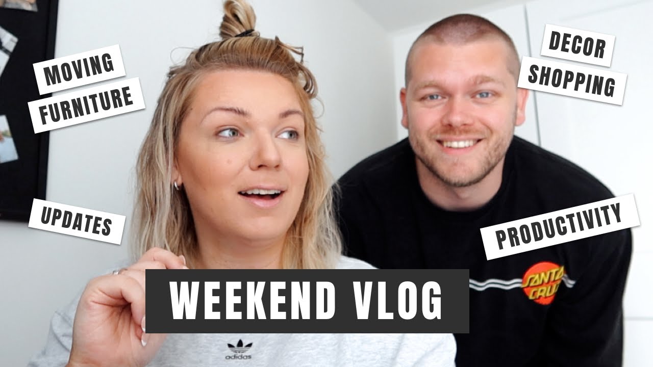 Productive Weekend Vlog | Moving Furniture, Home Decor Shopping & Updates | Louise Henry
