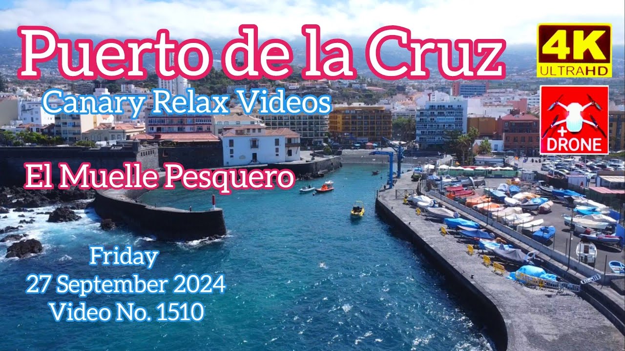 Tenerife 🏝️ Puerto de la Cruz El Muelle Pesquero 27 September 2024 Teneriffa