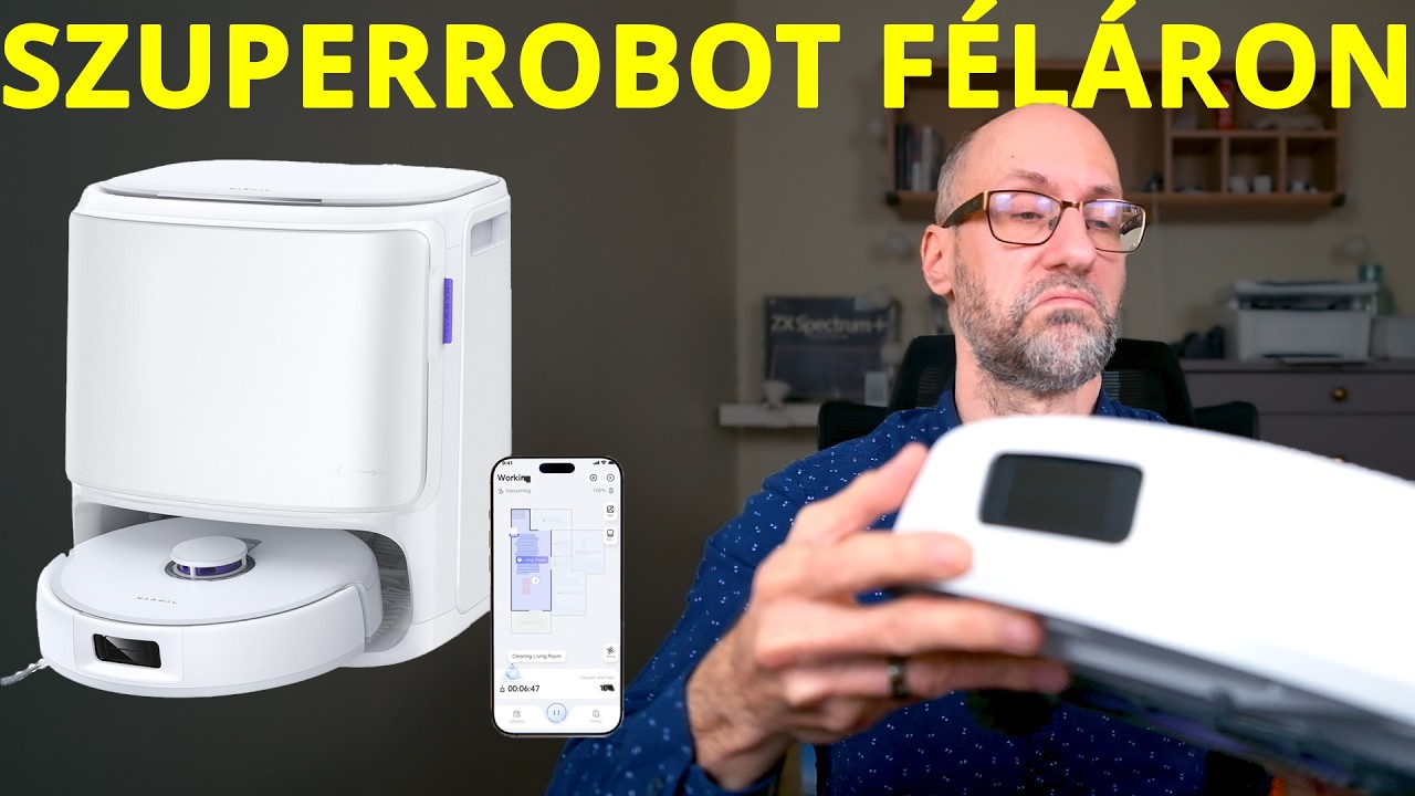 Szuperrobot féláron? 😮 - Narwal Freo X10 Pro-teszt | 211. rész | Mesterházi Dávid