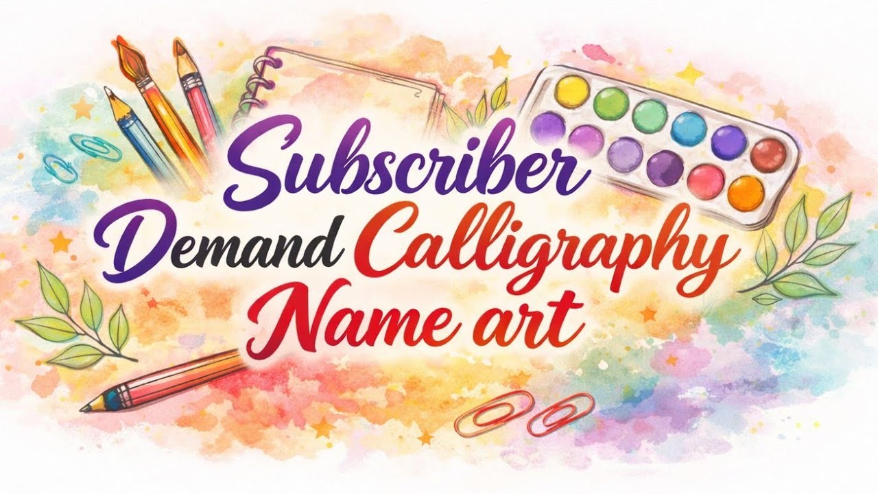 Calligraphy Name Art ❤️🫶🏻 / Comment You'r Name ❤️🎉🧿