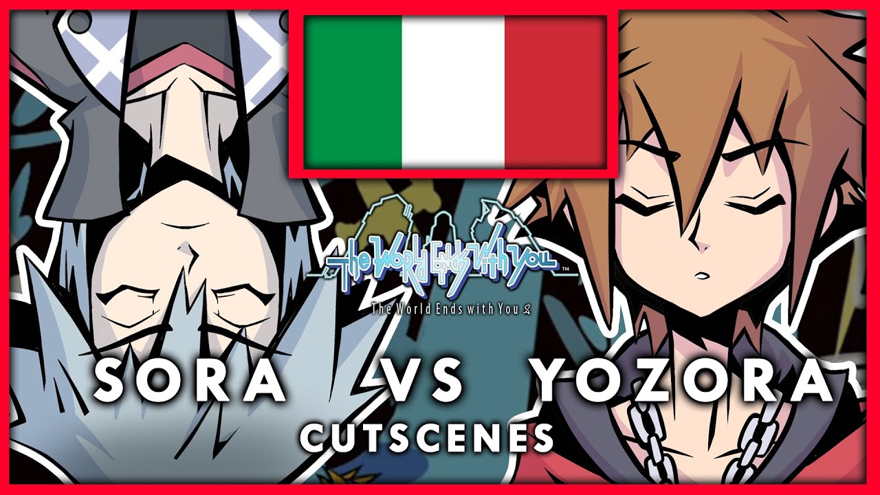 Sora Vs Yozora DOPPIATO in ITALIANO (TWEWY style)