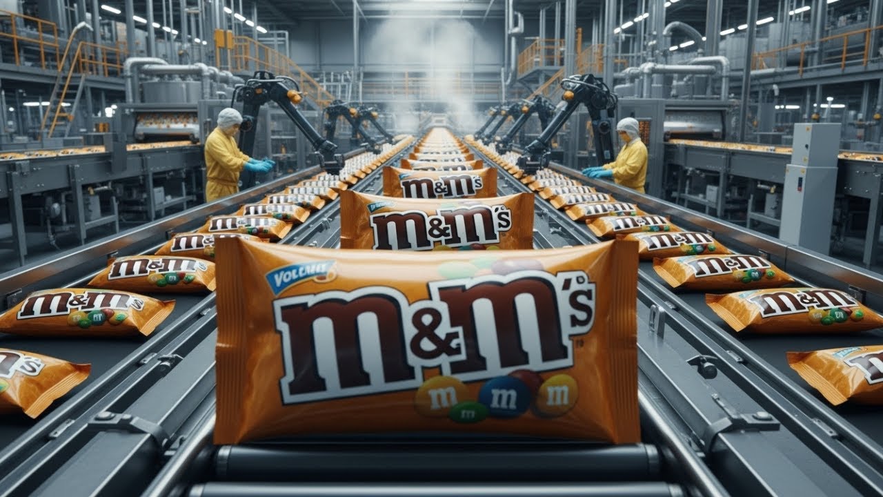 How M&M’s Are Made 😱 | Inside the Colorful Candy Factory