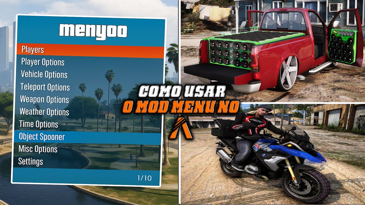 COMO USAR MOD MENU NO FIVEM SEM ERROS EM 2025– GTA RP (MODS MENU GTA ROLE PLAY)