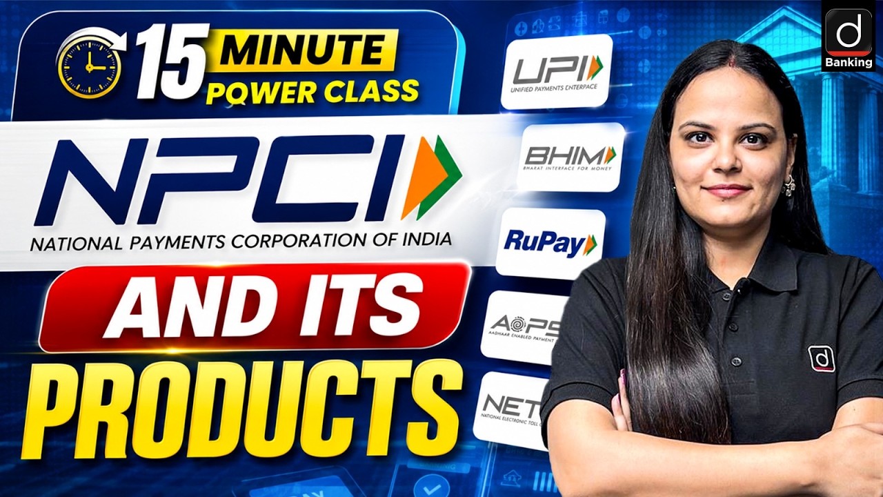 NPCI क्या है? | NPCI and Its Products | How NPCI Works? | 15 Min Power Class by Ayushi Mam