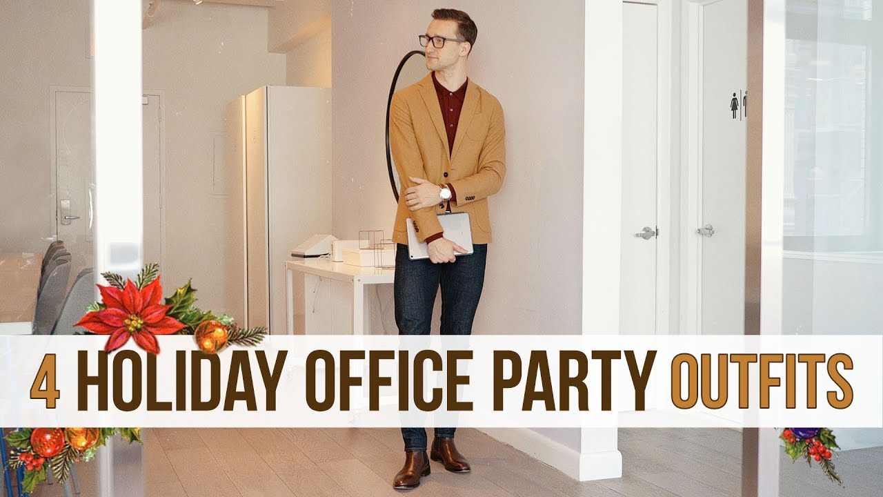 4 Outfits for An Office Holiday Party | Men’s Fashion | Men's Fall/Winter Lookbook